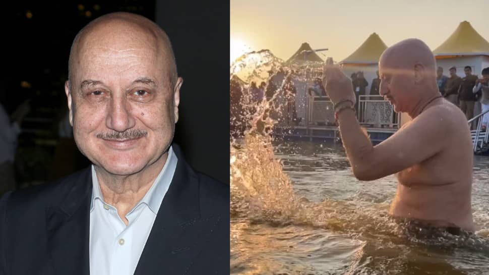 Anupam Kher: 'Tears Came Out' After Holy Dip At Maha Kumbh Mela