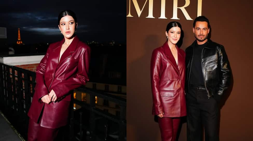 Shanaya Kapoor Represents India At AMIRI Fashion Week In Paris, Meets Designer Mike Amiri