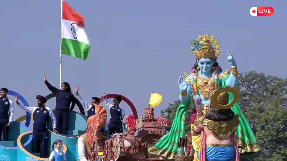 LIVE Updates | Republic Day 2025 Parade: Haryana’s Tableau Showcases Mahabharata Scene, UP Highlights Maha Kumbh | India News