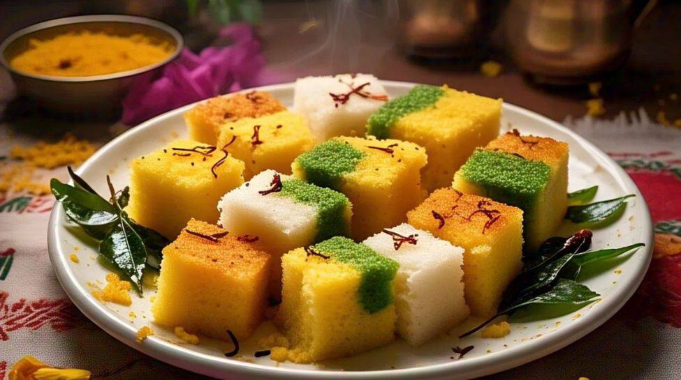 Tiranga Dhokla