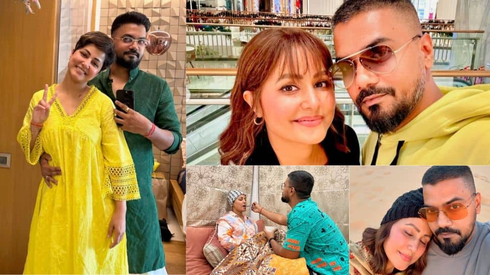 Hina Khan Calls Boyfriend Rocky Jaiswal 'God's Blessing,' Reveals He Shaved His Head To Support Her During Cancer Battle