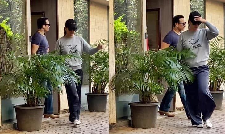 Saif Ali Khan And Kareena Kapoor Step Out Together For The First Time After Stabbing Incident - WATCH