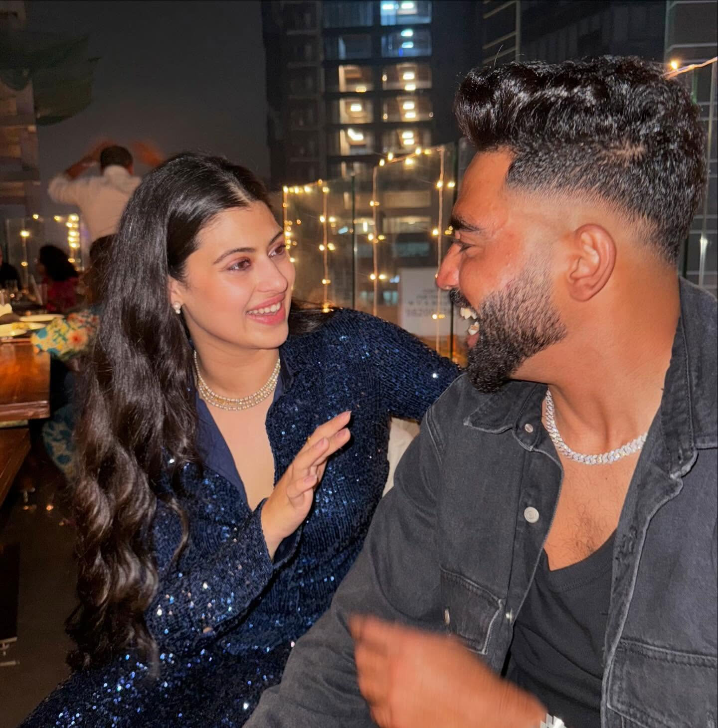 Zanai Bhosle's Viral Pic With Cricketer