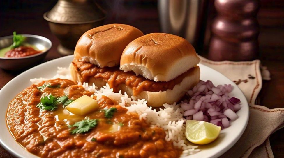 Pav Bhaji with Rice
