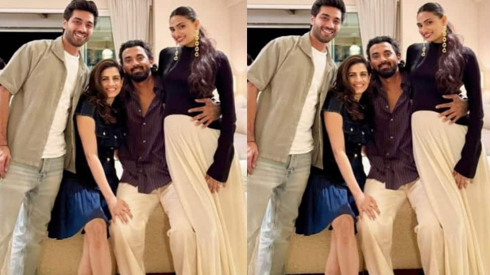 Athiya Shetty Flaunts Her Fully Grown Baby Bump; KL Rahul Cannot Stop Caressing Her