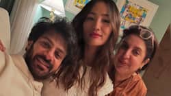 Bigg Boss 18 Winner Karan Veer Mehra, Chum Darang Chill With Farah Khan - PICS