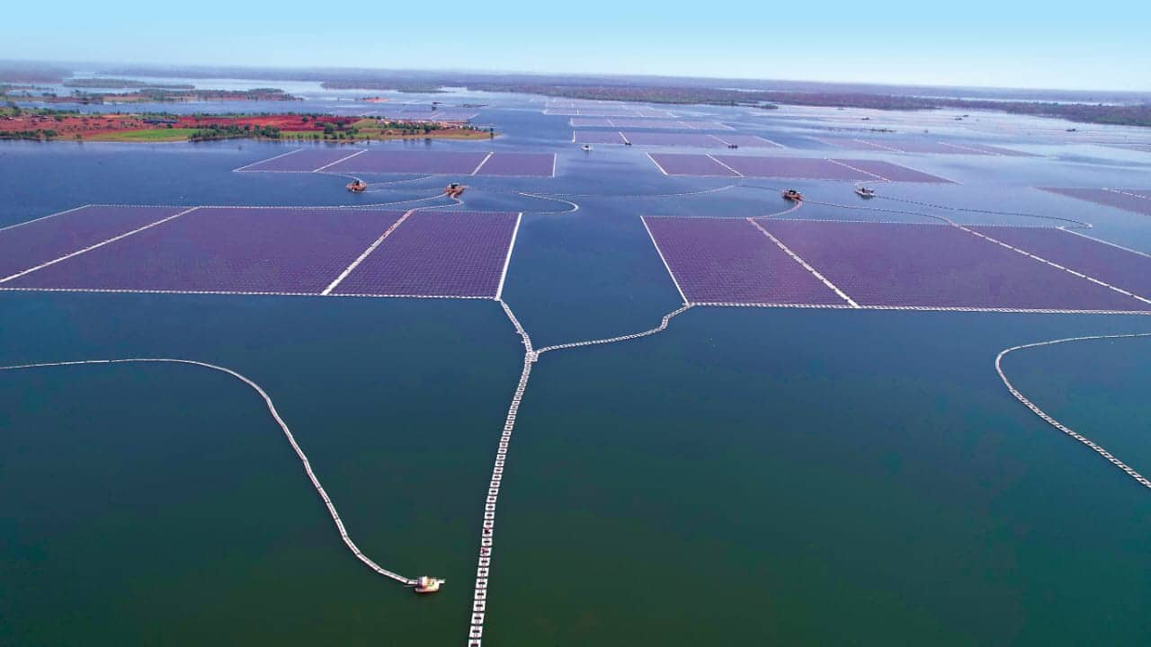 Harnessing Renewable Power: Floating Solar Power by a Giant