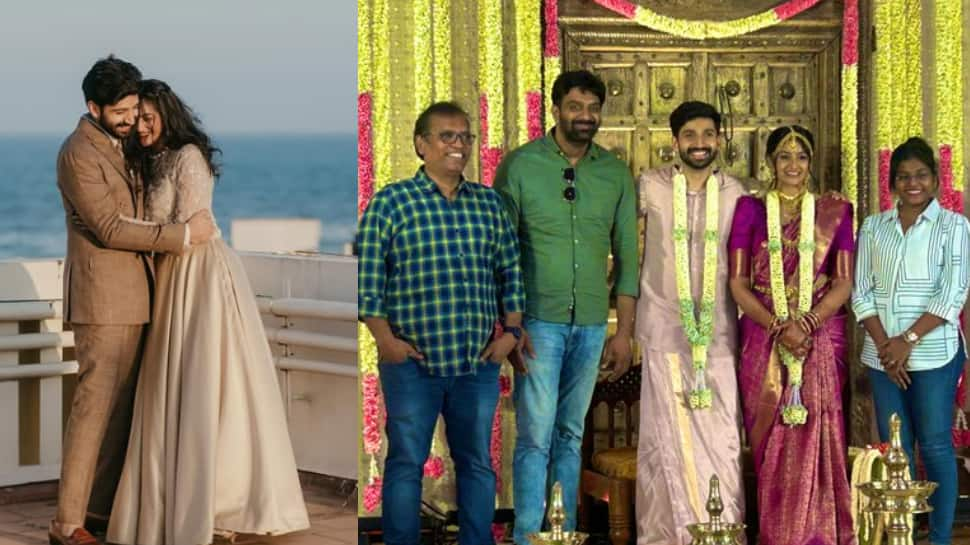 Actor Kishen Das Ties Knot With Girlfriend Suchithra In Private Ceremony