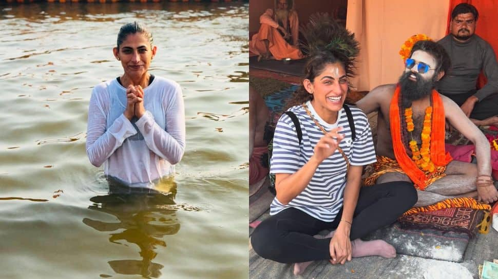 Kubbra Sait Visits Mahakumbh, Takes Holy Dip, Expresses Gratitude For Spiritual Experience