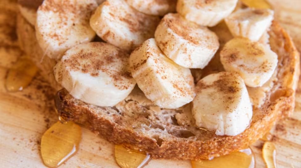 Banana with Almond Butter and Cinnamon