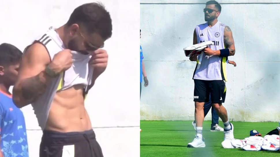 Virat Kohli Flaunts Chiseled Abs In Nets, Eyes Redemption In IND vs ENG ODI Series - Watch