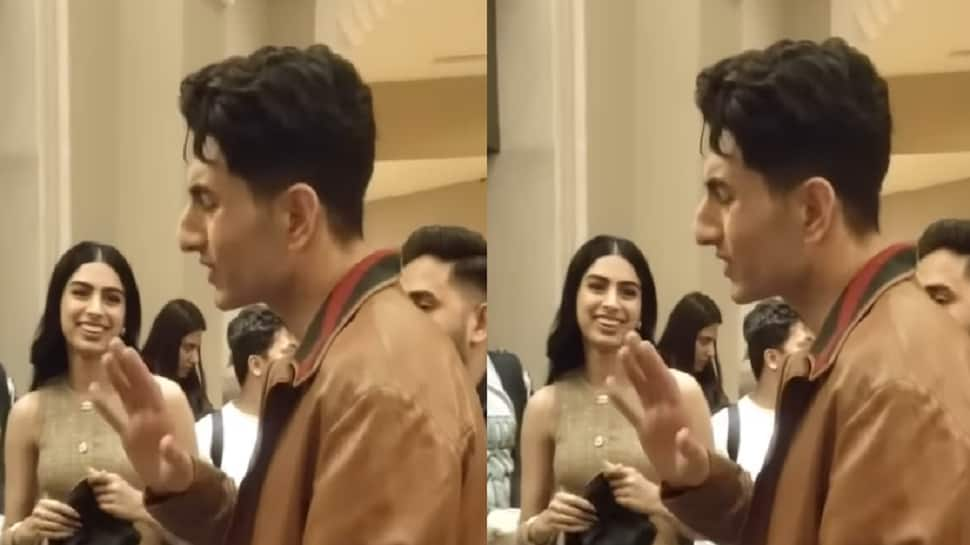 Ibrahim Ali Khan Angrily Holds A Girl's Arm In A Heated Argument; Video Goes Viral