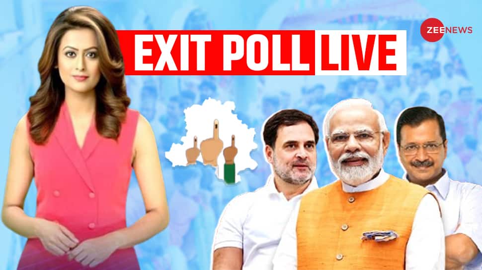Exit Poll LIVE Delhi Elections Result 2025 AAP vs BJP vs Congress