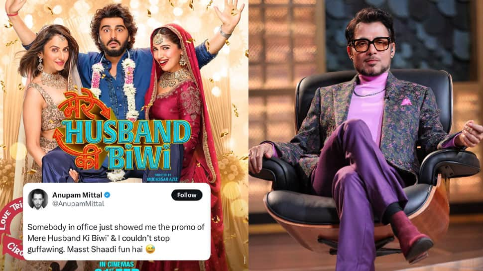 Shark Tank India's Anupam Mittal Reviews 'Mere Husband Ki Biwi' Trailer, Says 'Shaadi Fun Hai...'