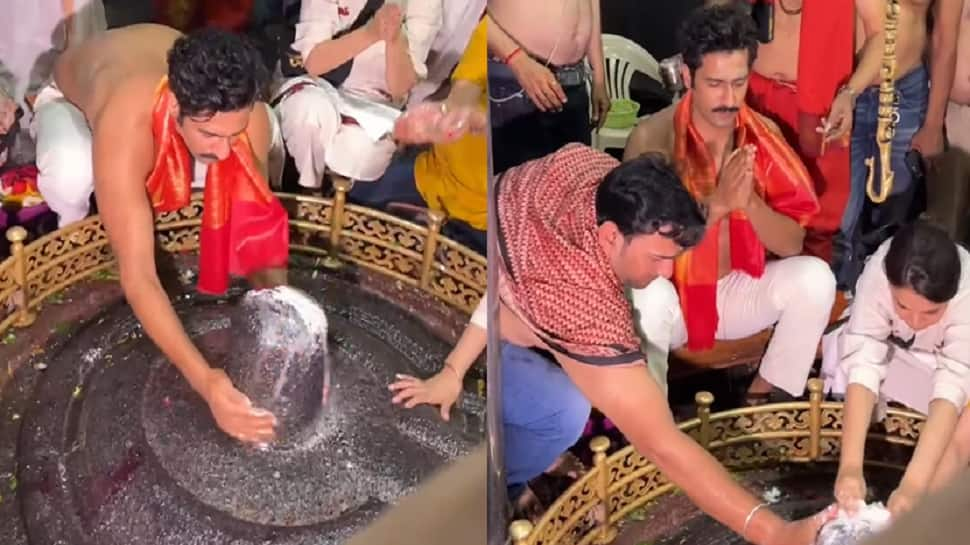 Chhava: Vicky Kaushal Seeks Divine Blessing Of Mahadev As He Does Puja At Ghrishneshwar Jyotirlinga Ahead Of The Release Of His Film