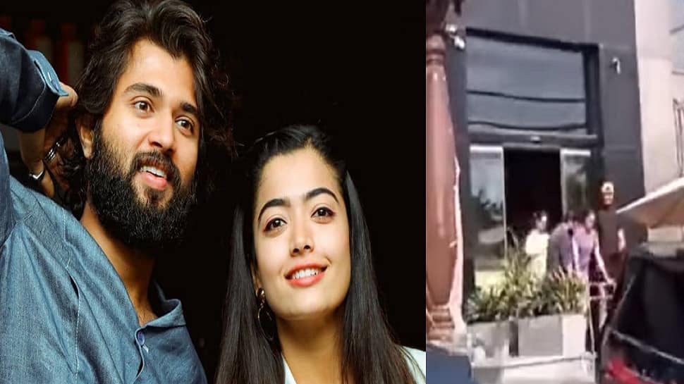 Vijay Deverakonda Trolled For Not Helping Injured Rashmika Mandanna As She Uses Walker To Walk; Video Goes Viral