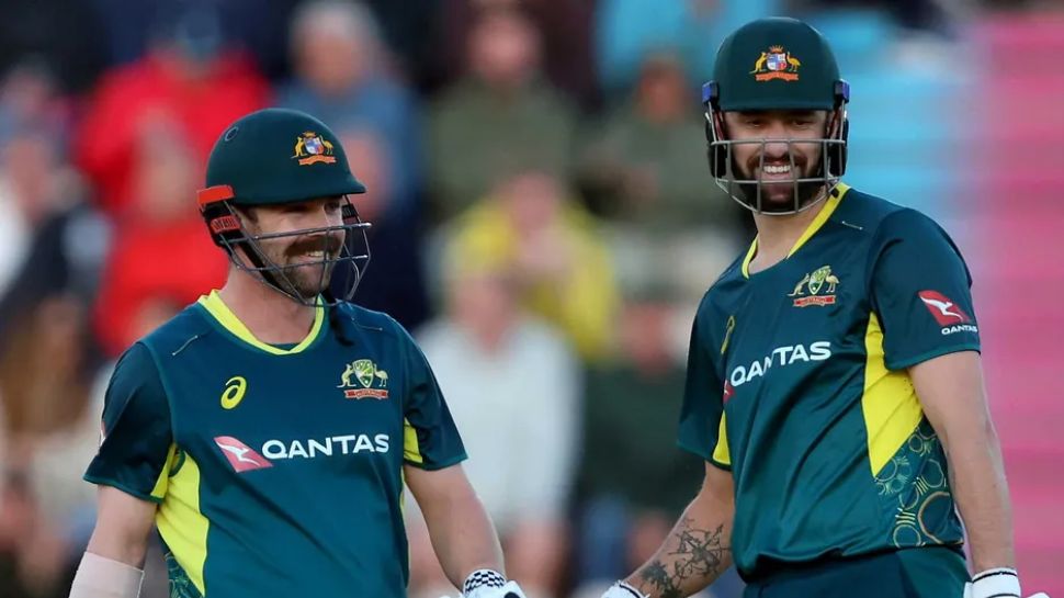 Matthew Short and Travis Head