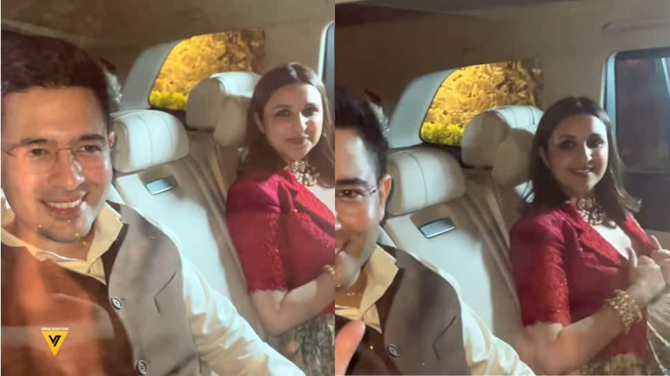 Parineeti Chopra, Raghav Chadha Arrive At Wedding Ceremony Of Priyanka Chopra's Brother, Siddharth Chopra