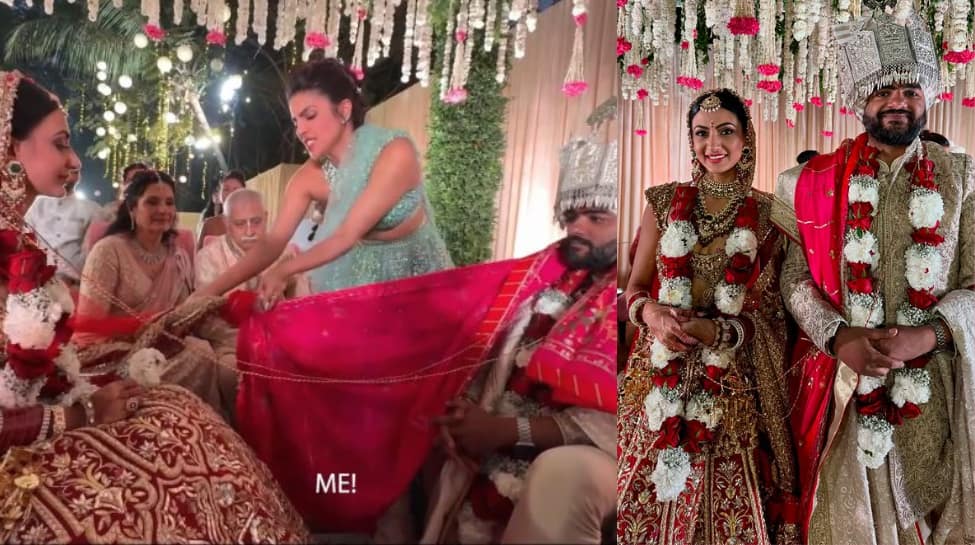 Priyanka Chopra Performs Gathbandhan At Brother Siddharth’s Wedding, Shares Heartfelt Moments, Watch Video