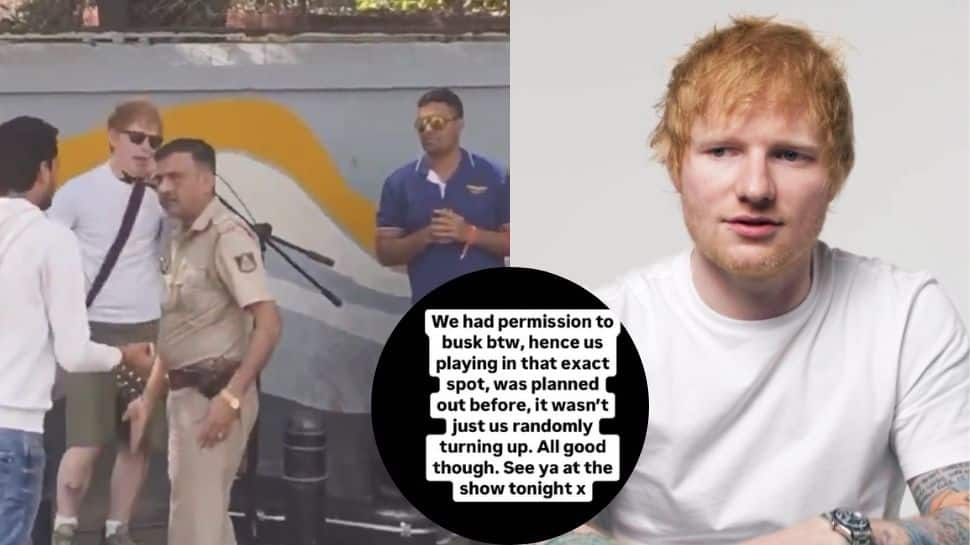 Pop Star Ed Sheeran Reacts After Bengaluru Police Halt His Street Performance: 'We Had Permission...'