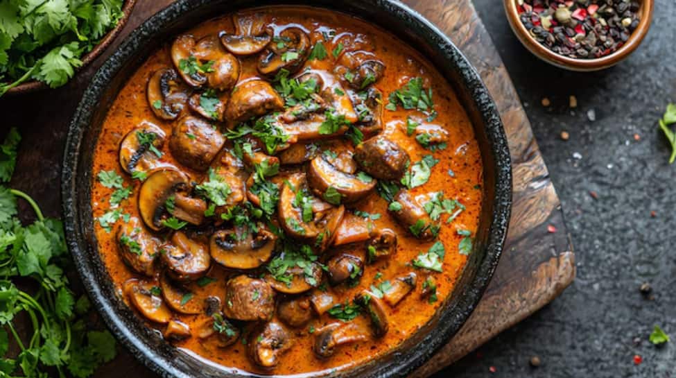 Mushroom Matar Masala