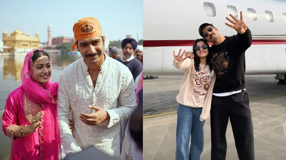 Chhaava: Vicky Kaushal And Rashmika Mandanna Visit Golden Temple In Amritsar, Ask Fans 'Ki Haal,' See Pics