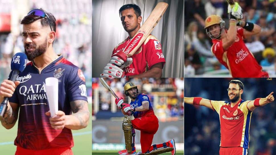 Virat Kohli To Faf du Plessis: Full List Royal Challengers Bengaluru (RCB) Captains From 2008 To 2024 - In Pics