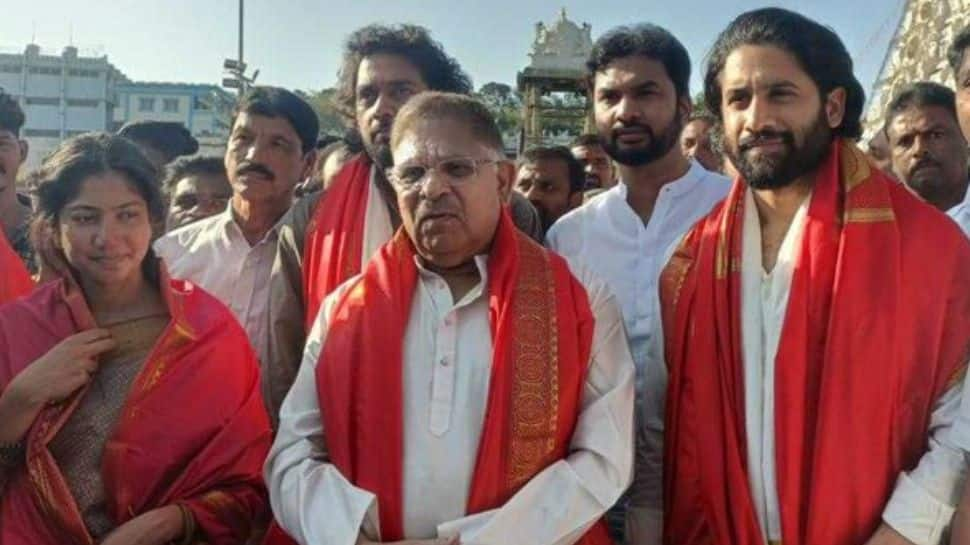 Naga Chaitanya And Sai Pallavi Visit Tirupati Temple To Seek Divine Blessings, See Pics