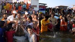 Mahakumbh 2025: Vivek Oberoi Takes A Holy Dip With Family At Triveni Sangam