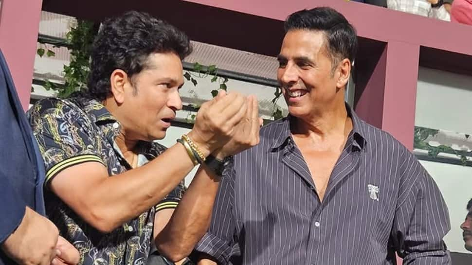 Akshay Kumar Celebrates ISPL Finale Victory With Sachin Tendulkar