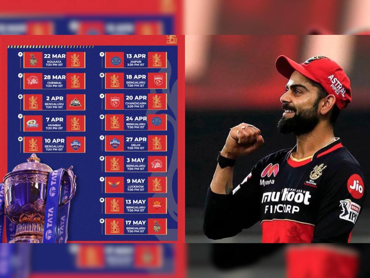 RCBs Schedule For IPL 2025 All You Need To Know About Royal