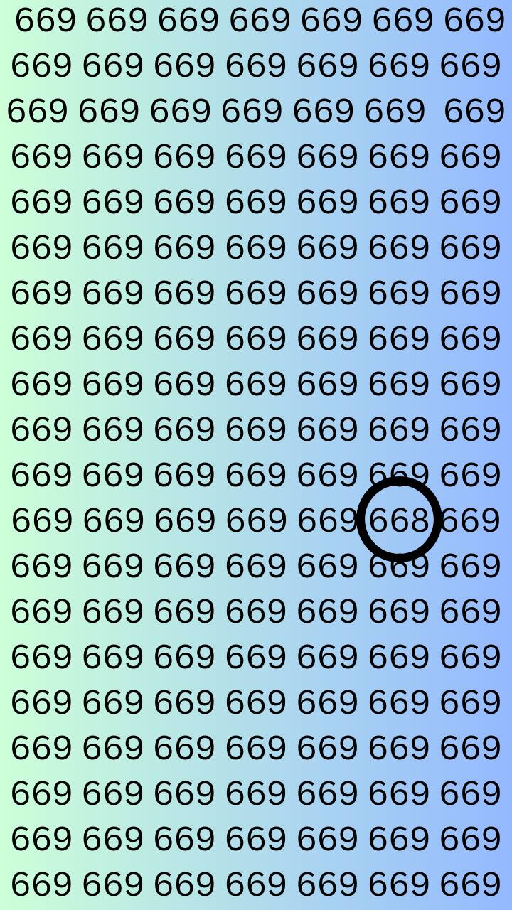 Optical Illusion Challenge: Find The Odd Combination Under 7
