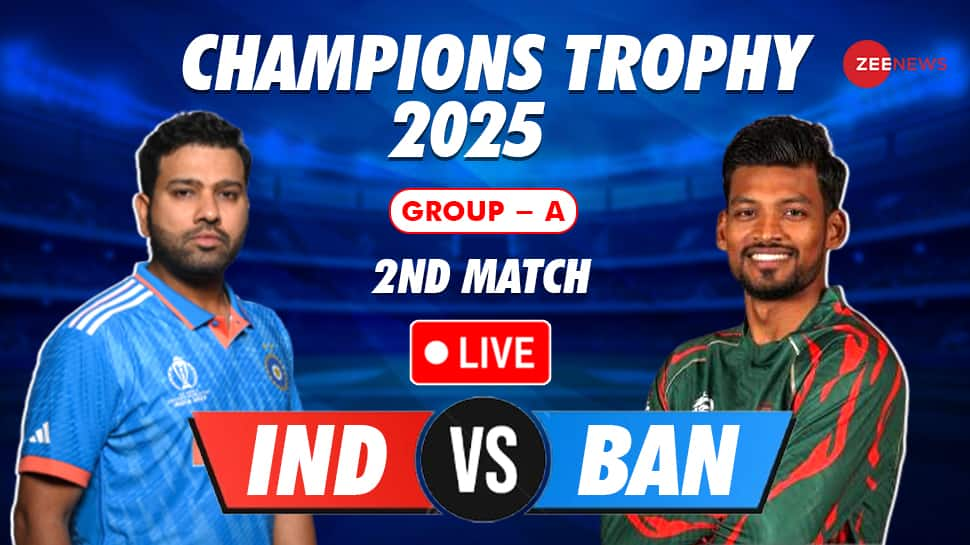 IND VS BAN CT-2025 Highlights: Shubman Gill, Md Shami Star As India Beat Bangladesh By 6 Wickets