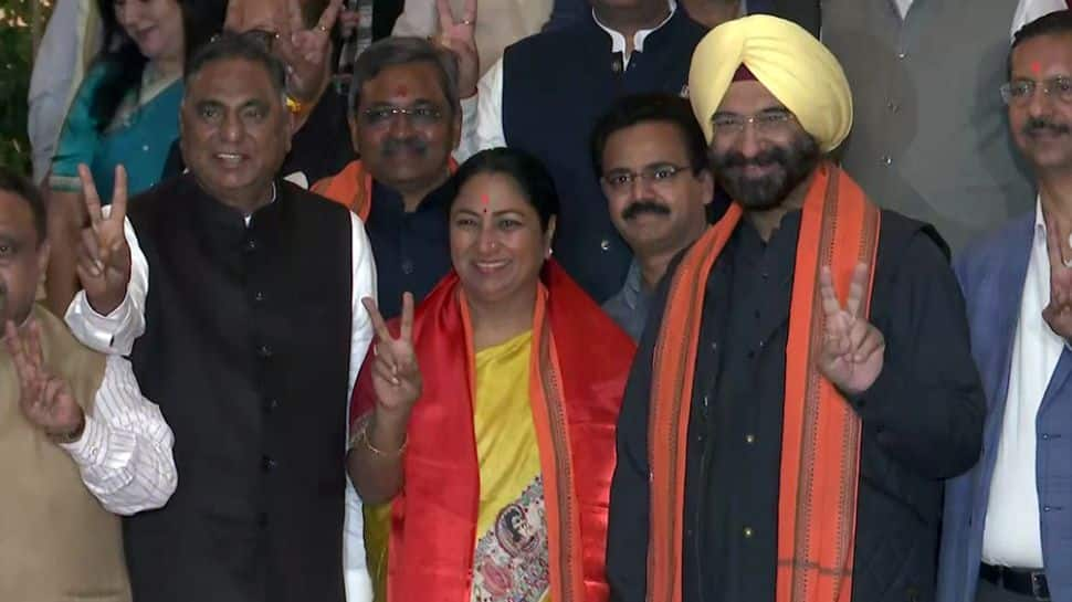 Newly Sworn In Delhi Ministers Promise Viksit Delhi