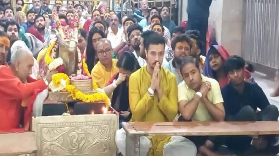 Actor Darshan Kumaar Attends Bhasma Aarti At Mahakaleshwar Temple In Ujjain