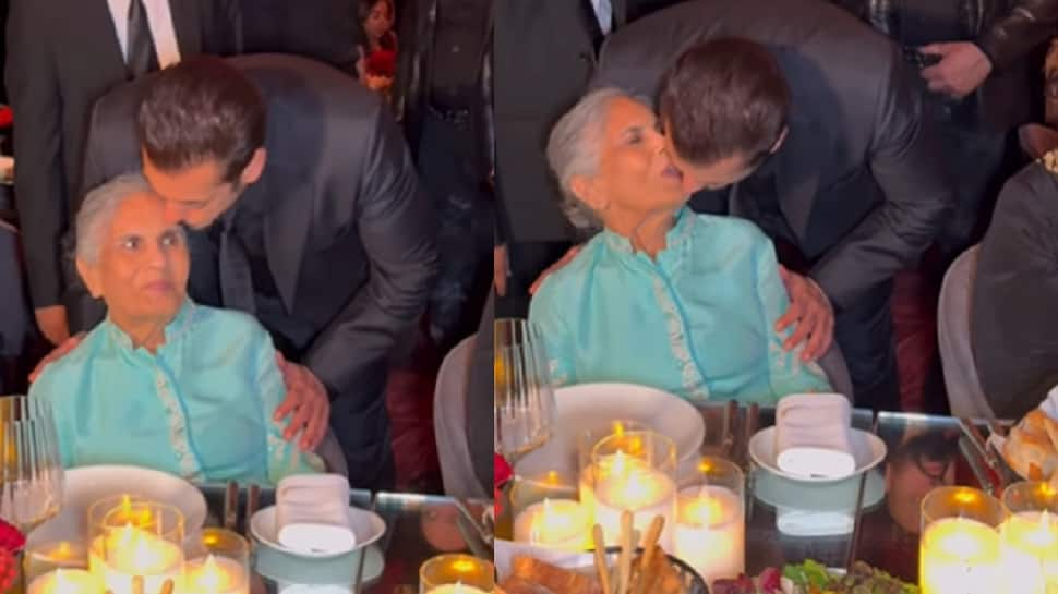 Salman Khan Kissing His Mom Salma Khan Is The Most Adorable Video You'll See On The Internet Today