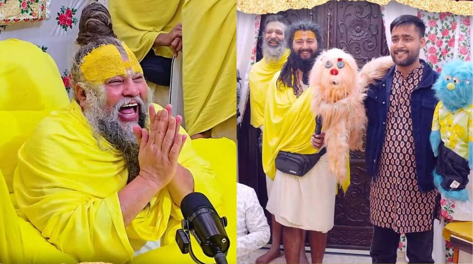 Saint Premanand Ji Maharaj Bursts Into Laughter With Puppets Jojo And Johnny, WATCH VIDEO Saint Premanand Ji Maharaj Bursts Into Laughter With Puppets Jojo And Johnny, WATCH VIDEO