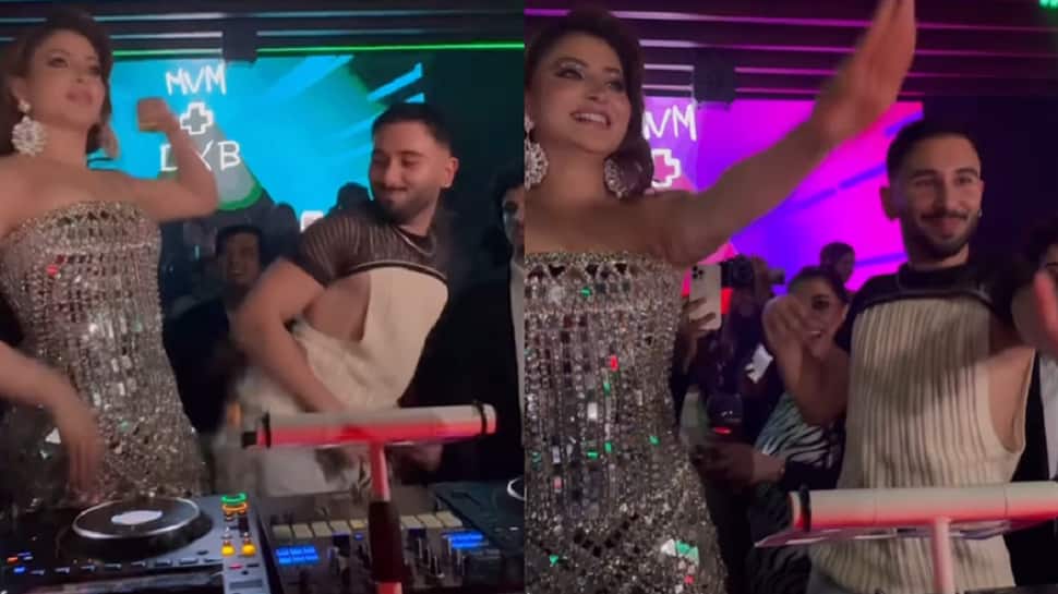 Urvashi Rautela Flaunts Her Real Diamond Birthday Dress As She Grooves With Orry At A Night Club In Dubai