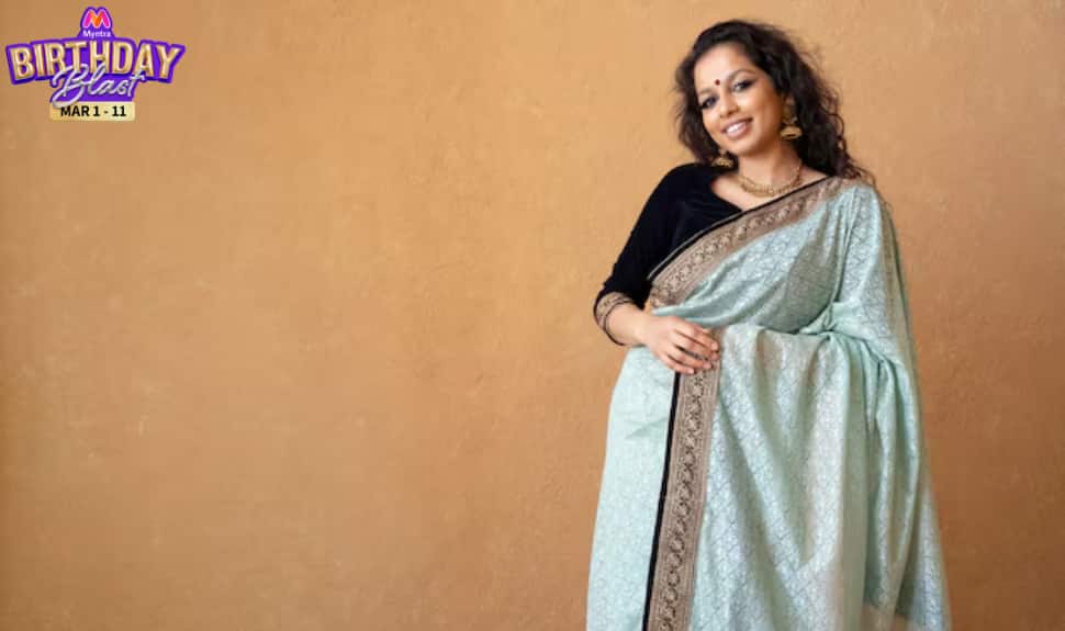 Buy these Elegant Saree from Myntra Birthday Blast Sale