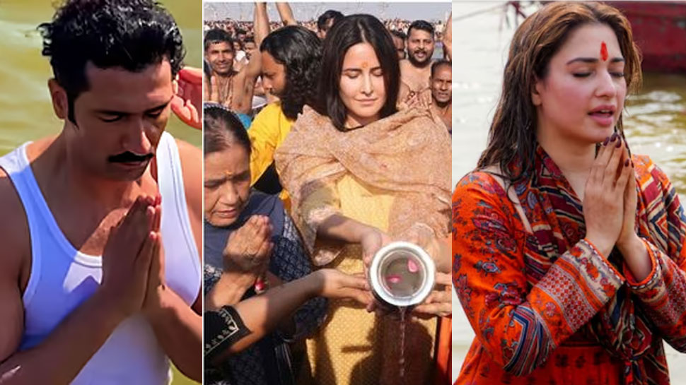 Celebs who took holy dip in Maha Kumbh 2025