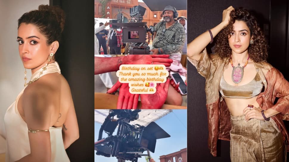 Sanya Malhotra Celebrates Her 33rd Birthday On Set Of 'Sunny Sanskari Ki Tulsi Kumari'