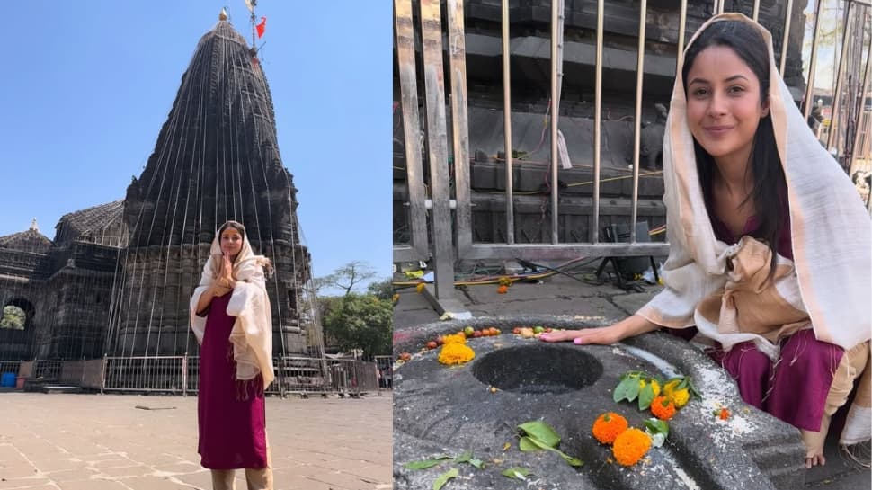 Maha Shivratri 2025: Shehnaaz Gill Seeks Divine Blessings At Trimbakeshwar Temple