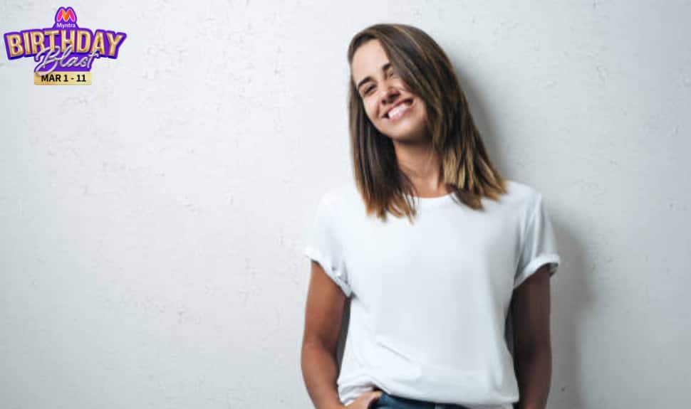 Shop Women’s T-shirts at Unbeatable Prices During Myntra Birthday Blast – Starts March 1!
