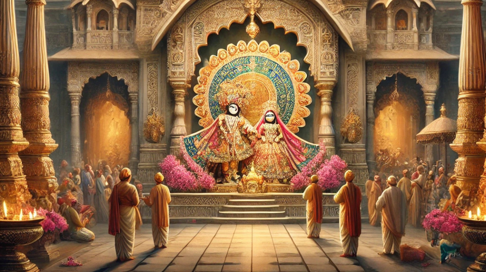 Radha Raman Temple in Vrindavan: