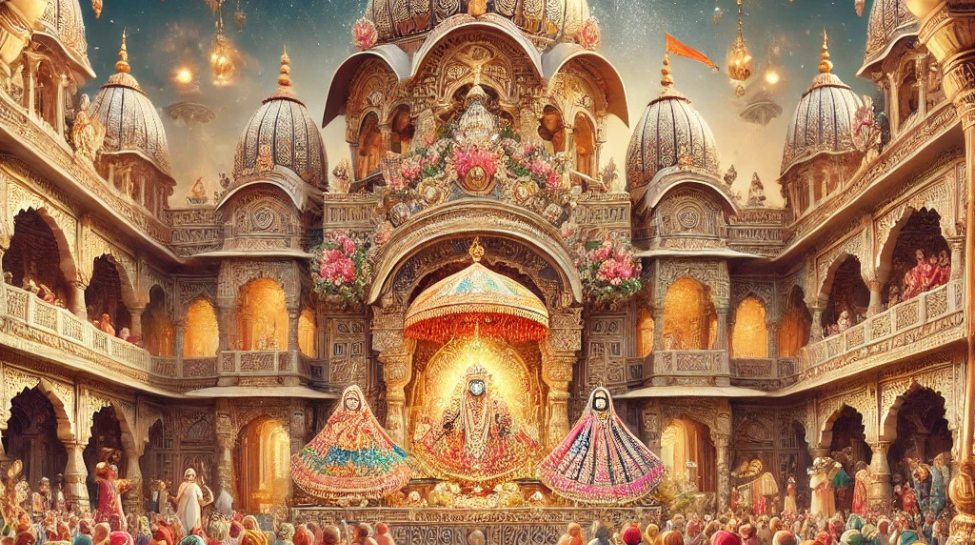 Banke Bihari Temple in Vrindavan: