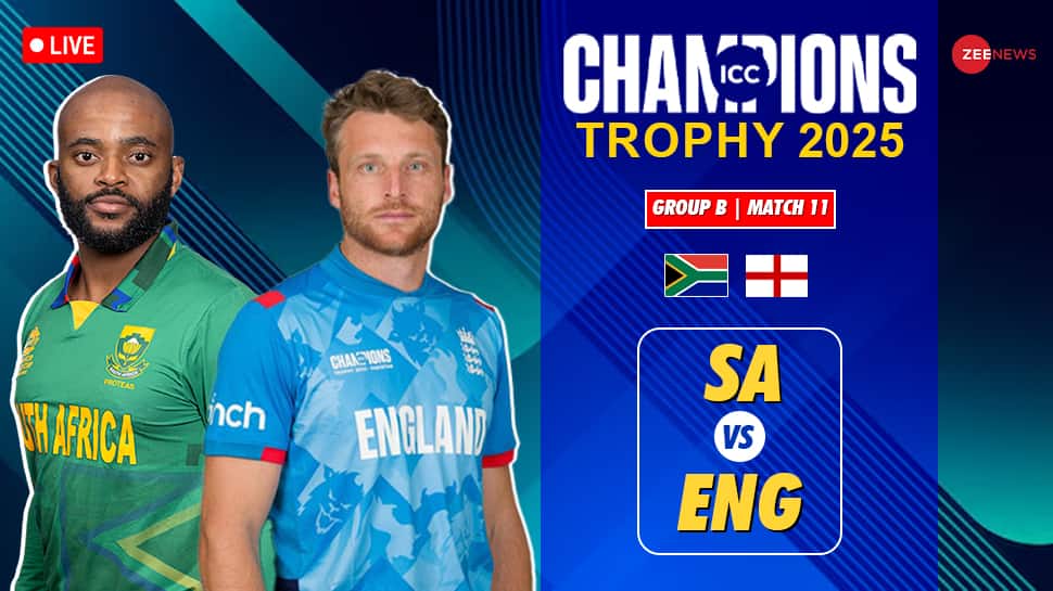 LIVE | SA vs ENG Live Cricket Score and Updates, CT-2025, 11th Match: South Africa Eye Semi-Final Berth In Clash Against England | Cricket News | Zee News
