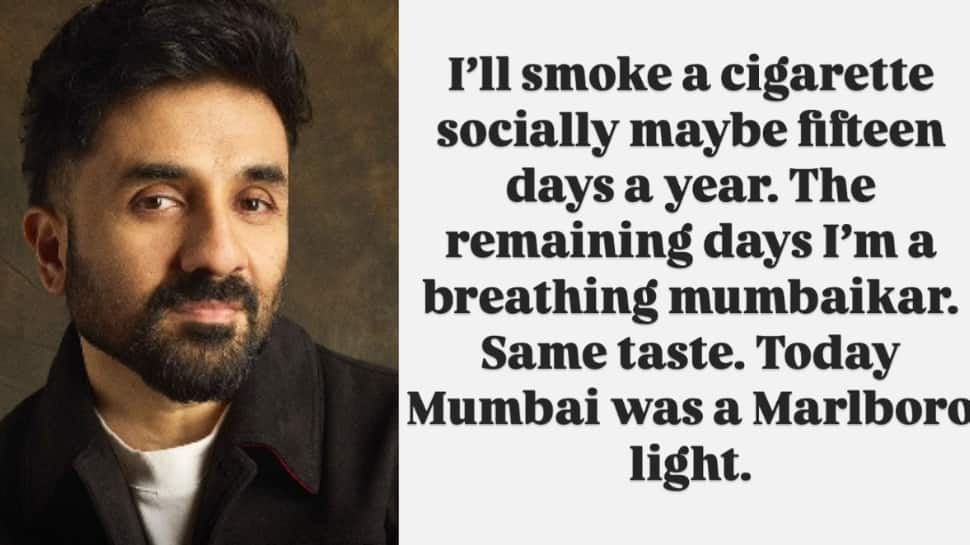 Vir Das Roasts Mumbai&#039;s Air Pollution, Compares City&#039;s AQI To Marlboro Light