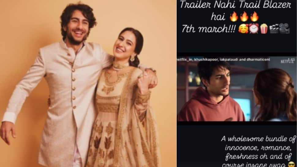 Sara Ali Khan Cheers For Brother Ibrahim As 'Nadaaniyan' Trailer Drops, Calls It A Trailblazer!