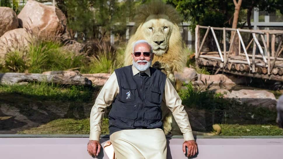 PM Modi's Stunning Pics With Wild Animals - Check | News | Zee News