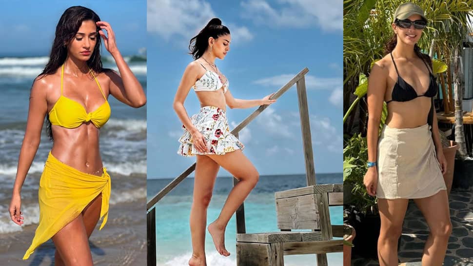 Actresses Wearing Bikinis On A Beach! Actresses Wearing Bikinis On A Beach!